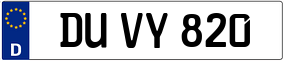 Truck License Plate